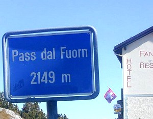 Passo del FORNO Ofenpass Fuorn Pass
